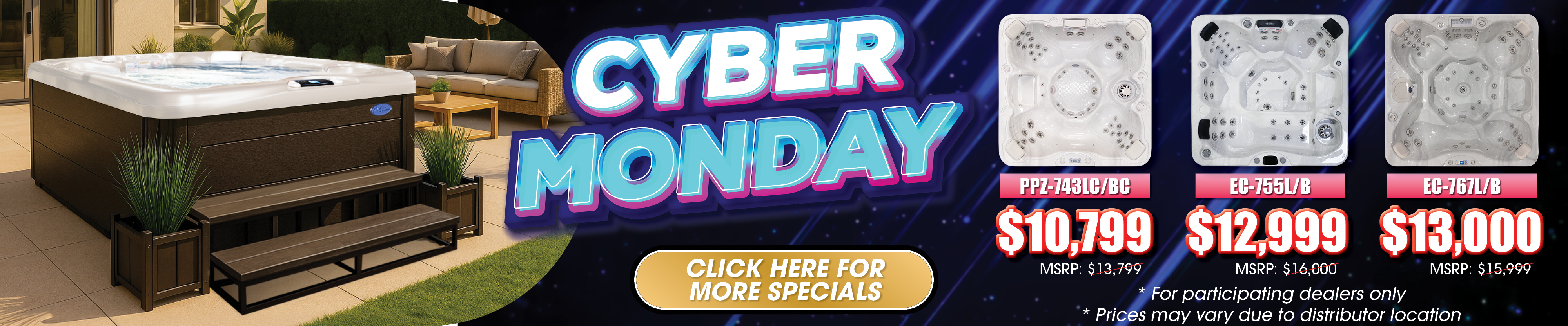 Calspas hot tub being used in a family setting - Passaic