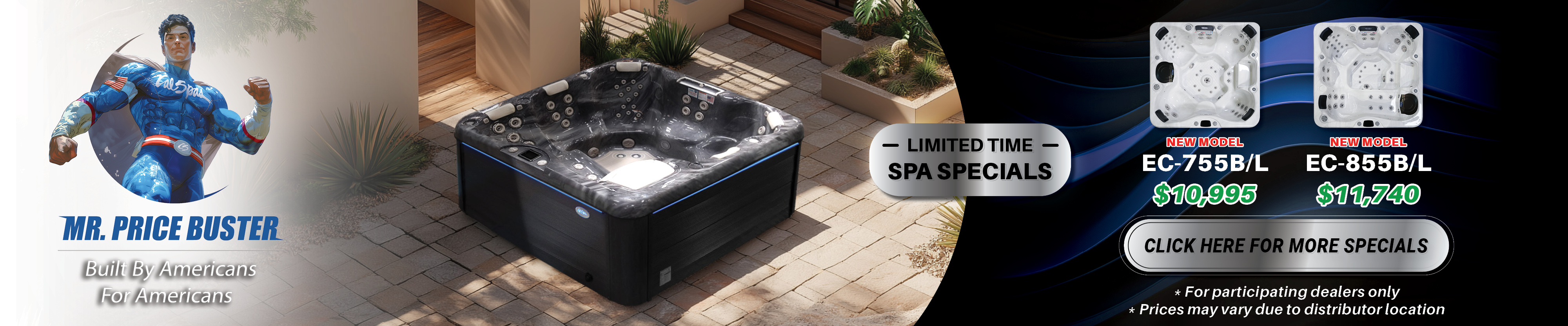 Calspas hot tub being used in a family setting - Passaic